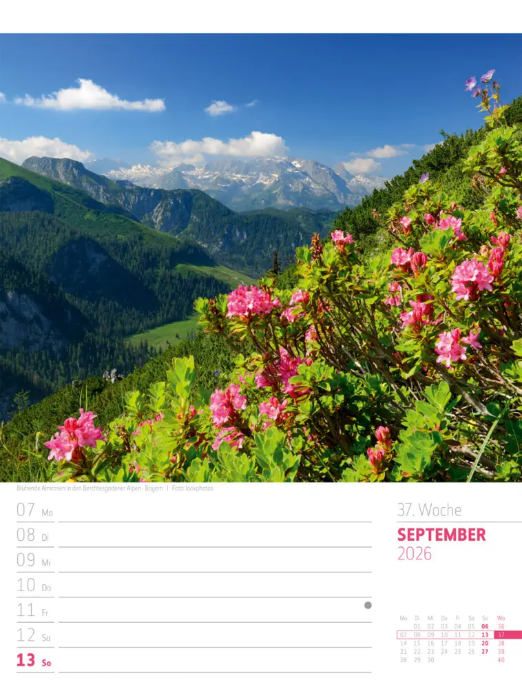 Bild: 9783838436272 | Abenteuer Deutschland Wochenplaner Kalender 2026 Naturparadiese | GmbH