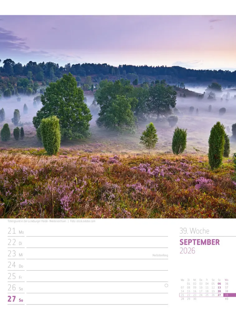 Bild: 9783838436272 | Abenteuer Deutschland Wochenplaner Kalender 2026 Naturparadiese | GmbH