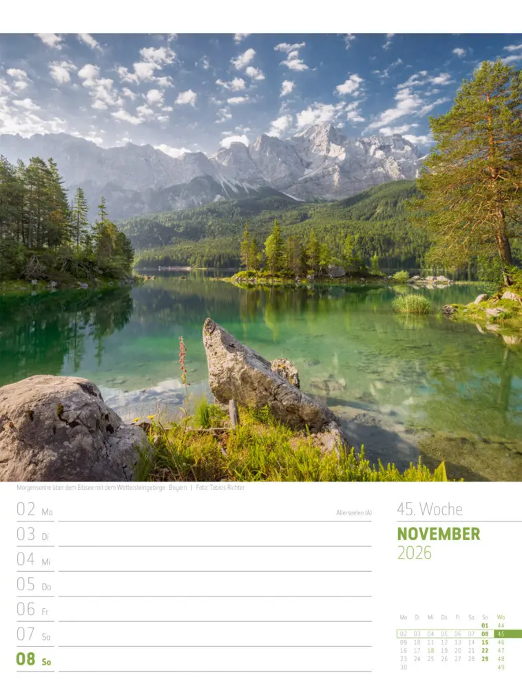 Bild: 9783838436272 | Abenteuer Deutschland Wochenplaner Kalender 2026 Naturparadiese | GmbH