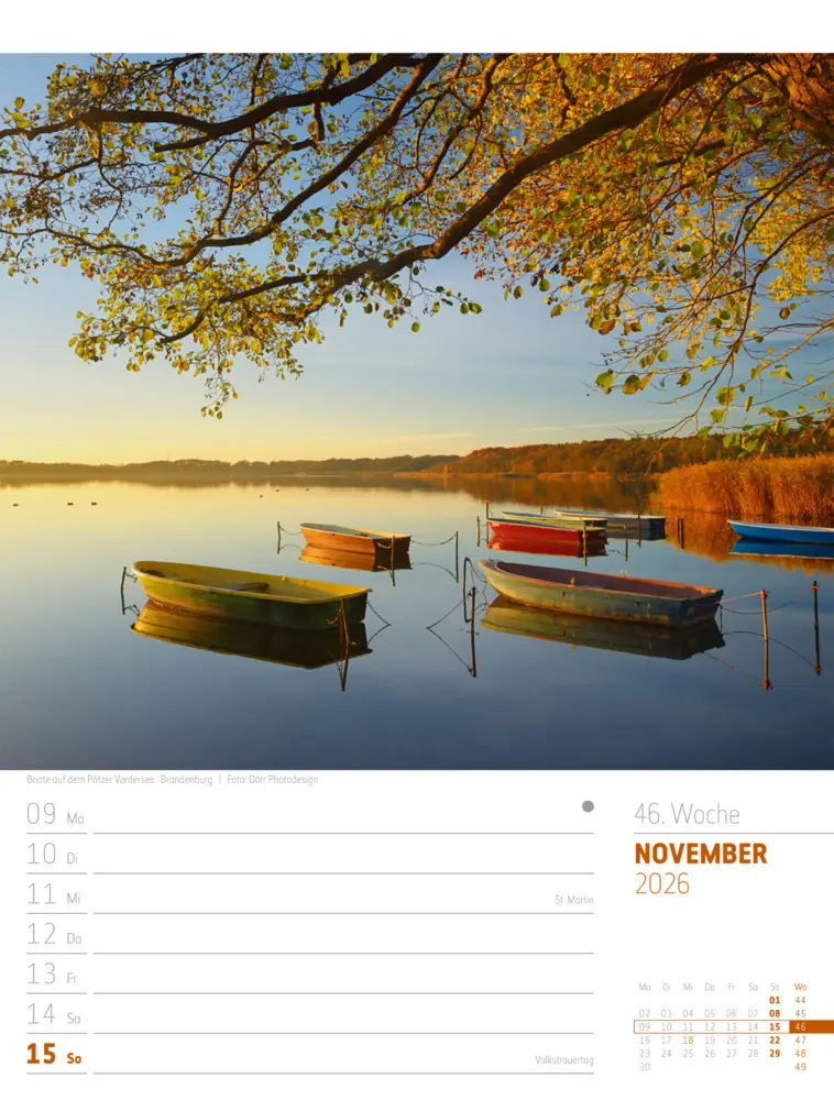 Bild: 9783838436272 | Abenteuer Deutschland Wochenplaner Kalender 2026 Naturparadiese | GmbH