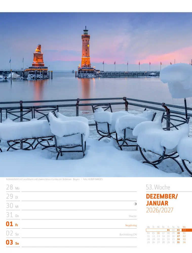 Bild: 9783838436272 | Abenteuer Deutschland Wochenplaner Kalender 2026 Naturparadiese | GmbH