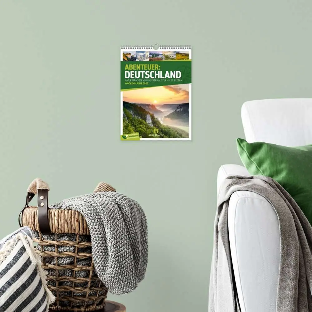 Bild: 9783838436272 | Abenteuer Deutschland Wochenplaner Kalender 2026 Naturparadiese | GmbH