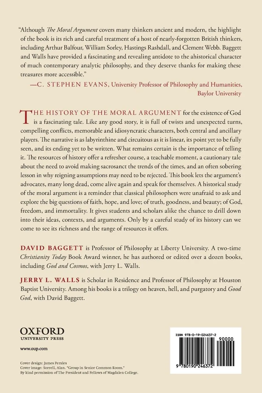 Rückseite: 9780190246372 | Moral Argument | A History | David Baggett (u. a.) | Taschenbuch
