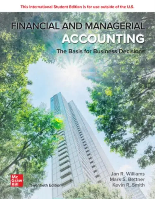 Cover: 9781266236372 | Financial &amp; Managerial Accounting ISE | Jan Williams (u. a.) | Buch