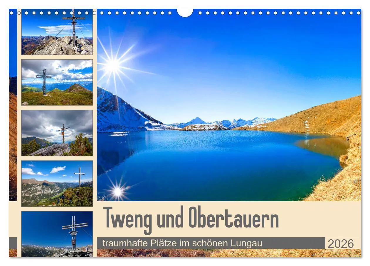 Cover: 9783457726372 | Tweng und Obertauern (Wandkalender 2026 DIN A3 quer), CALVENDO...