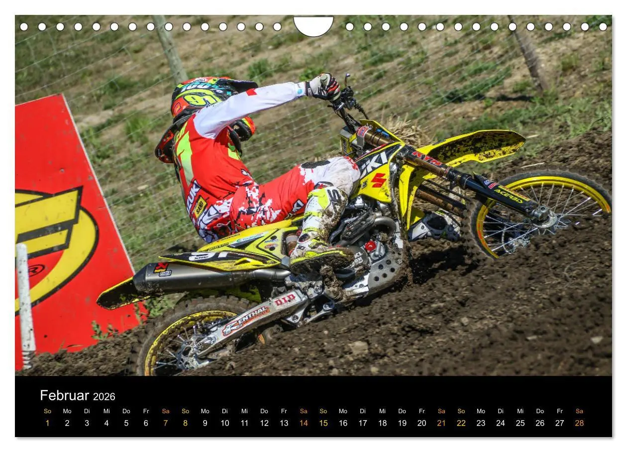Bild: 9783457896372 | MX Racing 2026 (Wandkalender 2026 DIN A4 quer), CALVENDO...