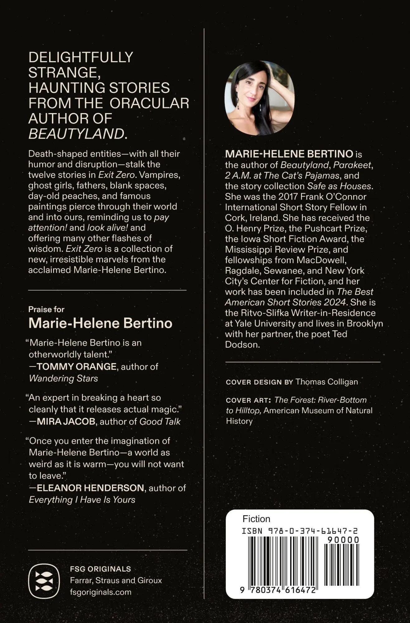 Rückseite: 9780374616472 | Exit Zero | Marie-Helene Bertino | Taschenbuch | Englisch | 2025