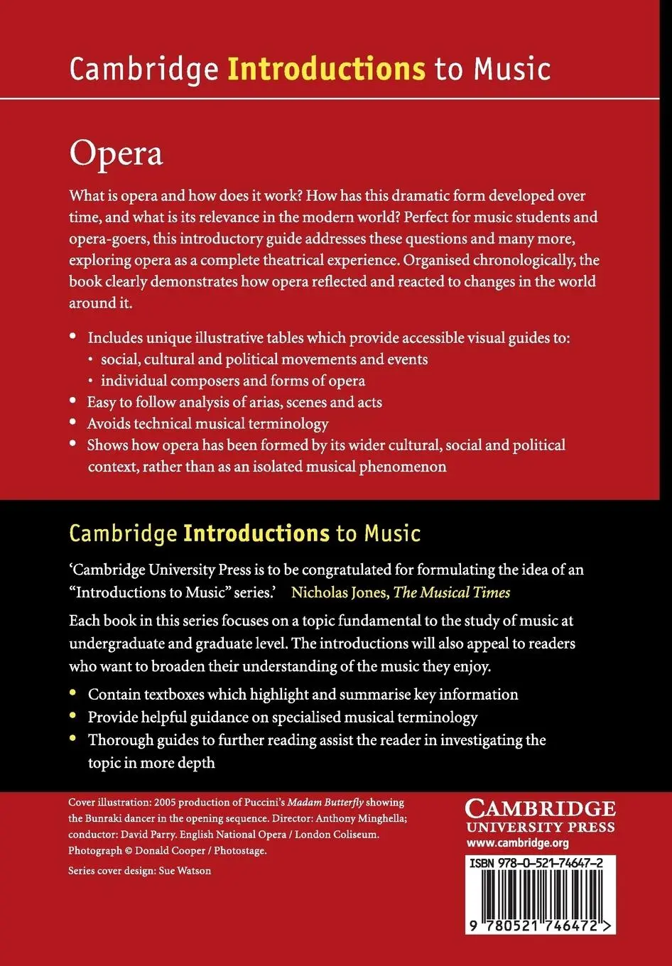 Rückseite: 9780521746472 | Opera | Robert Cannon | Taschenbuch | Englisch | 2015