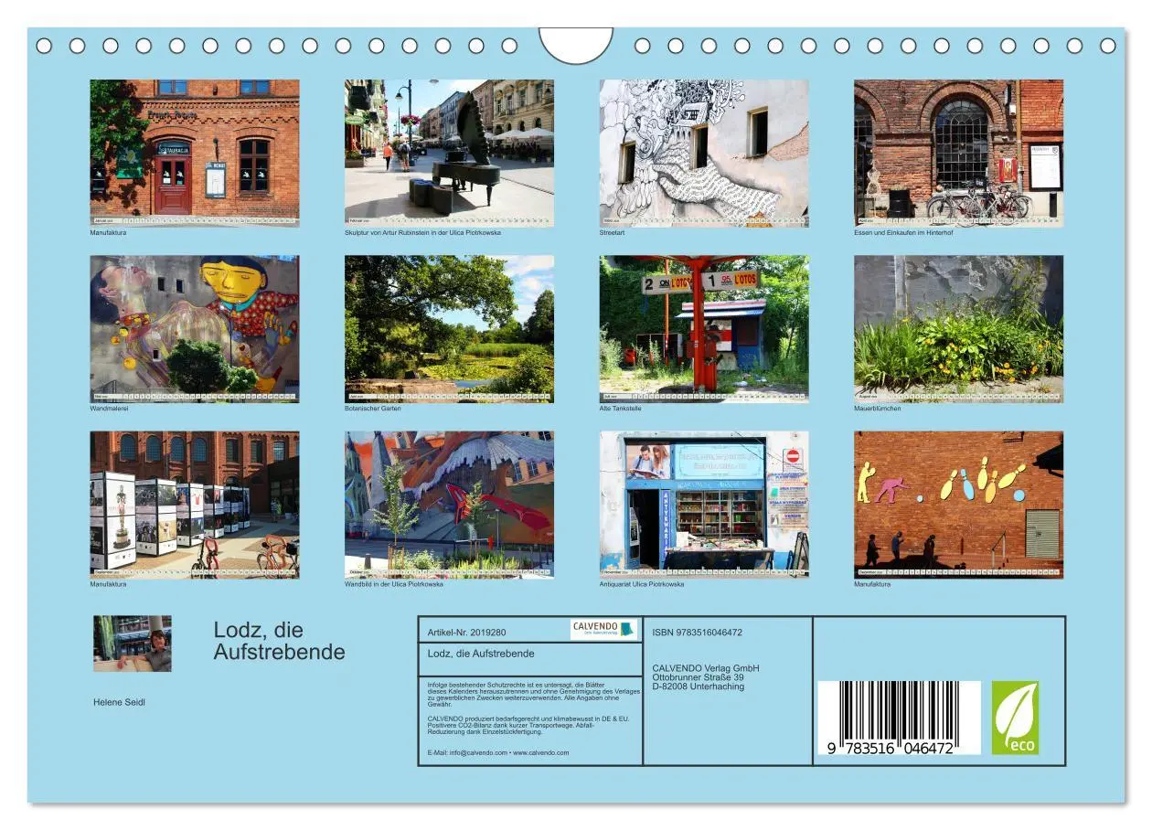 Bild: 9783516046472 | Lodz, die Aufstrebende (Wandkalender 2026 DIN A4 quer), CALVENDO...