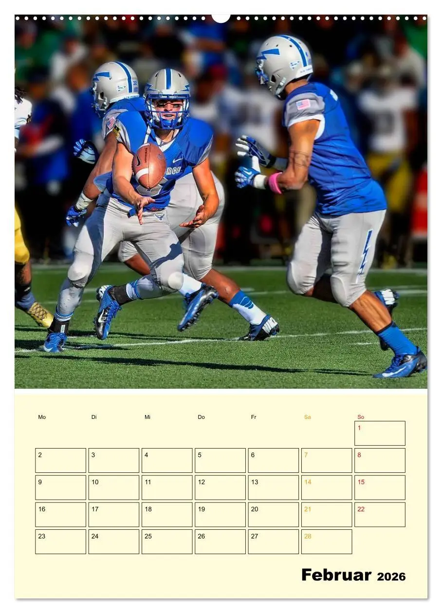 Bild: 9783516426472 | American Football, Team-Arbeit (hochwertiger Premium Wandkalender...