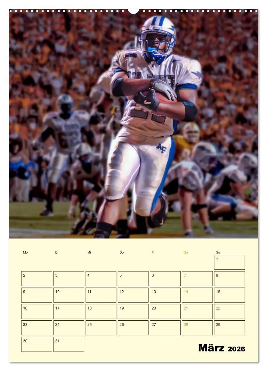 Bild: 9783516426472 | American Football, Team-Arbeit (hochwertiger Premium Wandkalender...