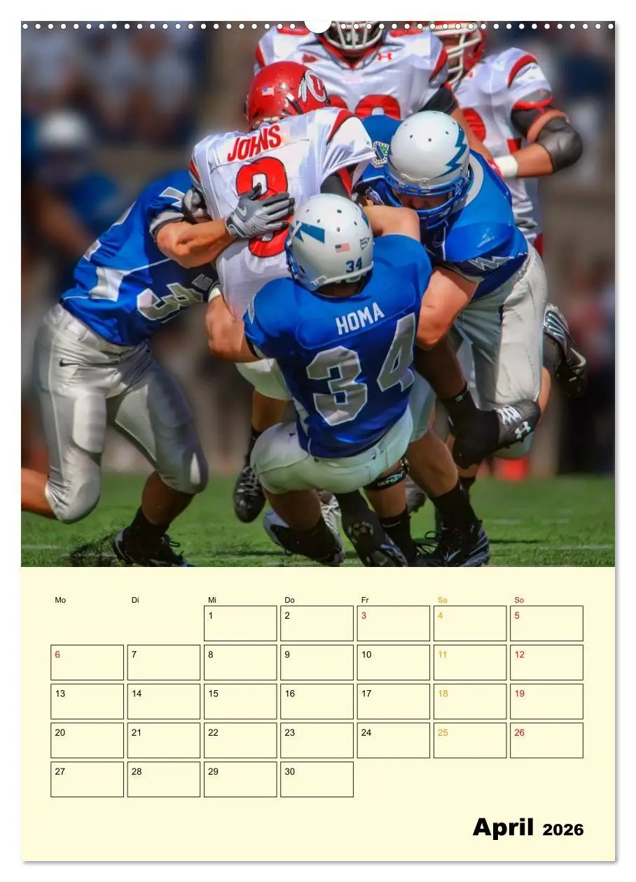 Bild: 9783516426472 | American Football, Team-Arbeit (hochwertiger Premium Wandkalender...