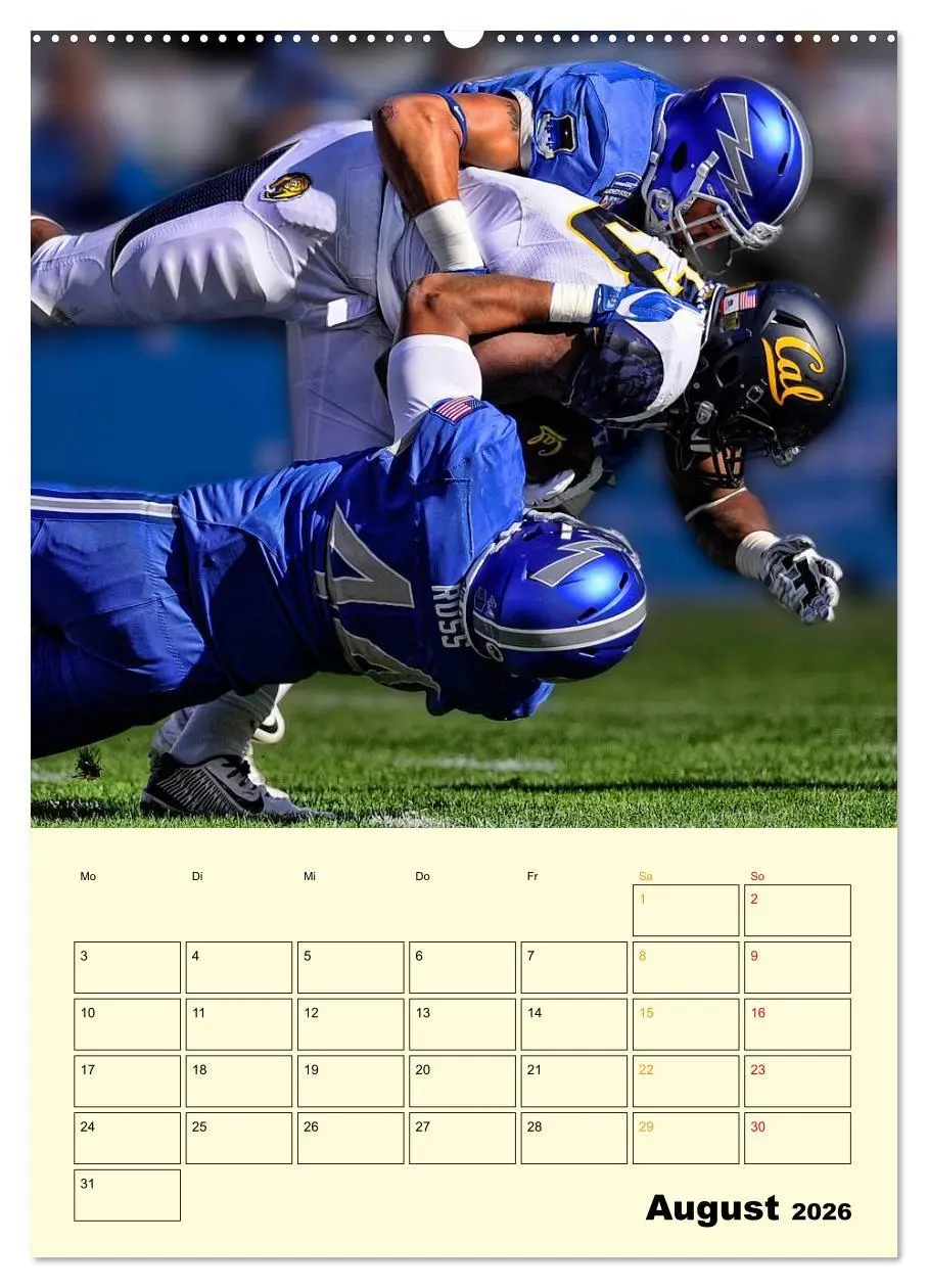 Bild: 9783516426472 | American Football, Team-Arbeit (hochwertiger Premium Wandkalender...