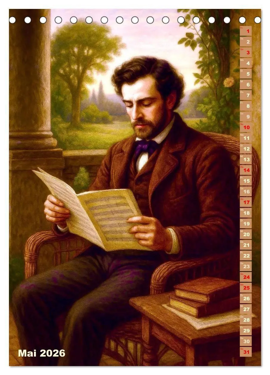 Bild: 9783516666472 | Giuseppe Verdi (Tischkalender 2026 DIN A5 hoch), CALVENDO...