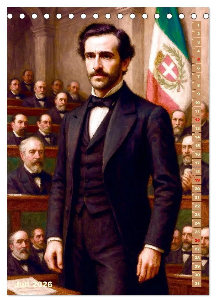 Bild: 9783516666472 | Giuseppe Verdi (Tischkalender 2026 DIN A5 hoch), CALVENDO...