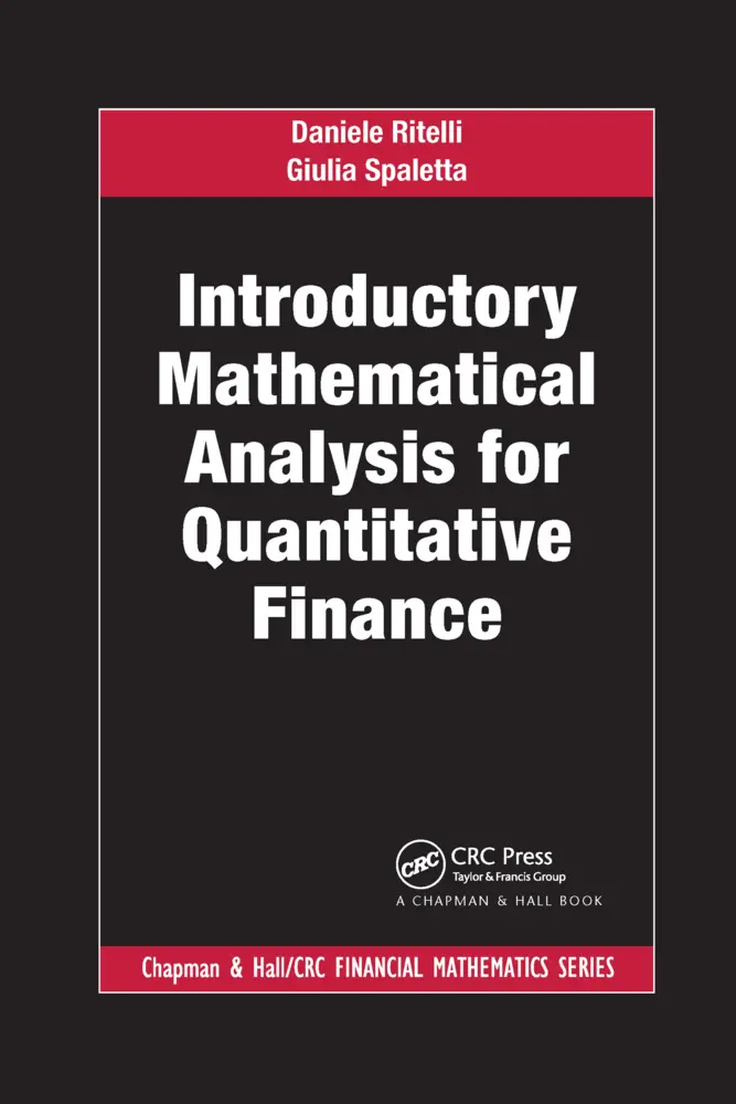 Cover: 9781032336572 | Introductory Mathematical Analysis for Quantitative Finance | Buch