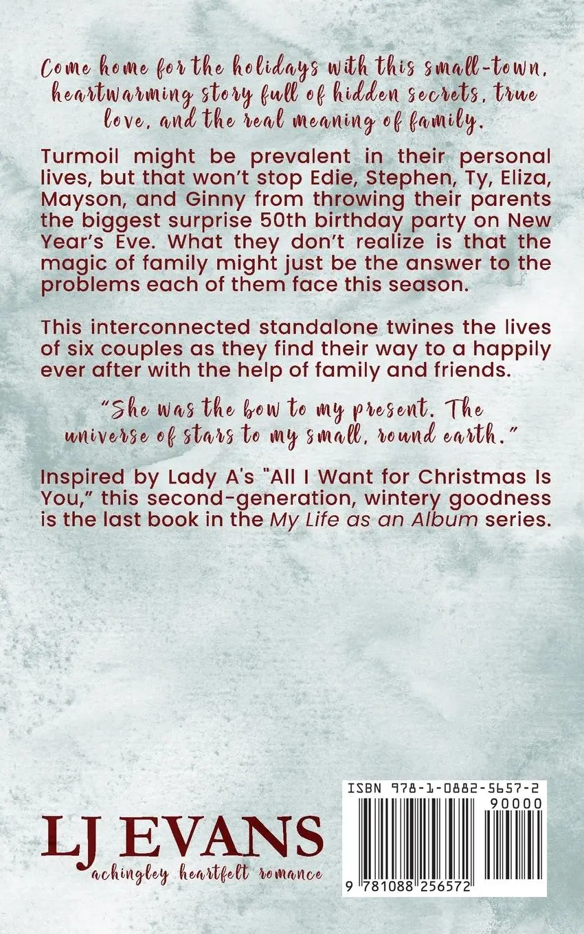 Rückseite: 9781088256572 | My Life as a Holiday Album | A Small-town Romance | Lj Evans | Buch