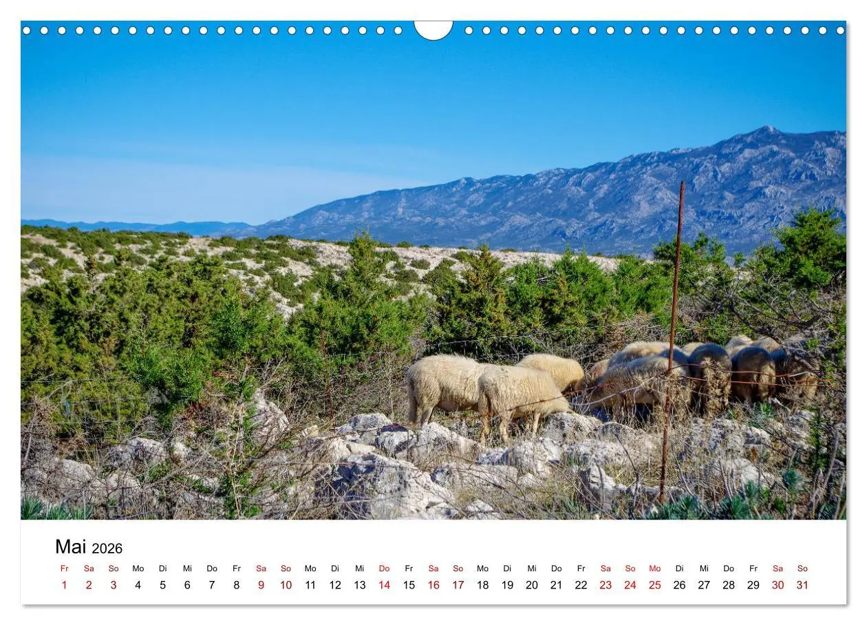 Bild: 9783457876572 | Kroatien 2026 (Wandkalender 2026 DIN A3 quer), CALVENDO Monatskalender