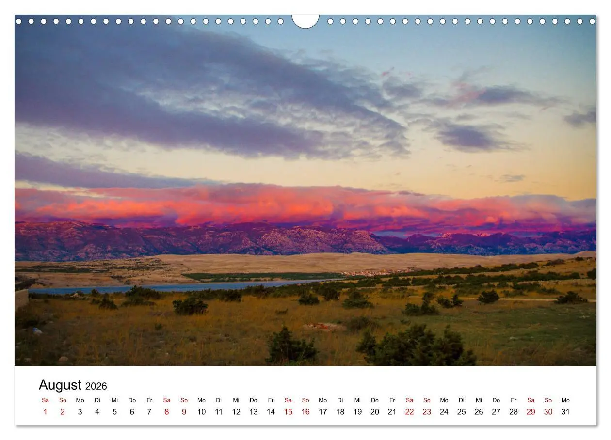 Bild: 9783457876572 | Kroatien 2026 (Wandkalender 2026 DIN A3 quer), CALVENDO Monatskalender
