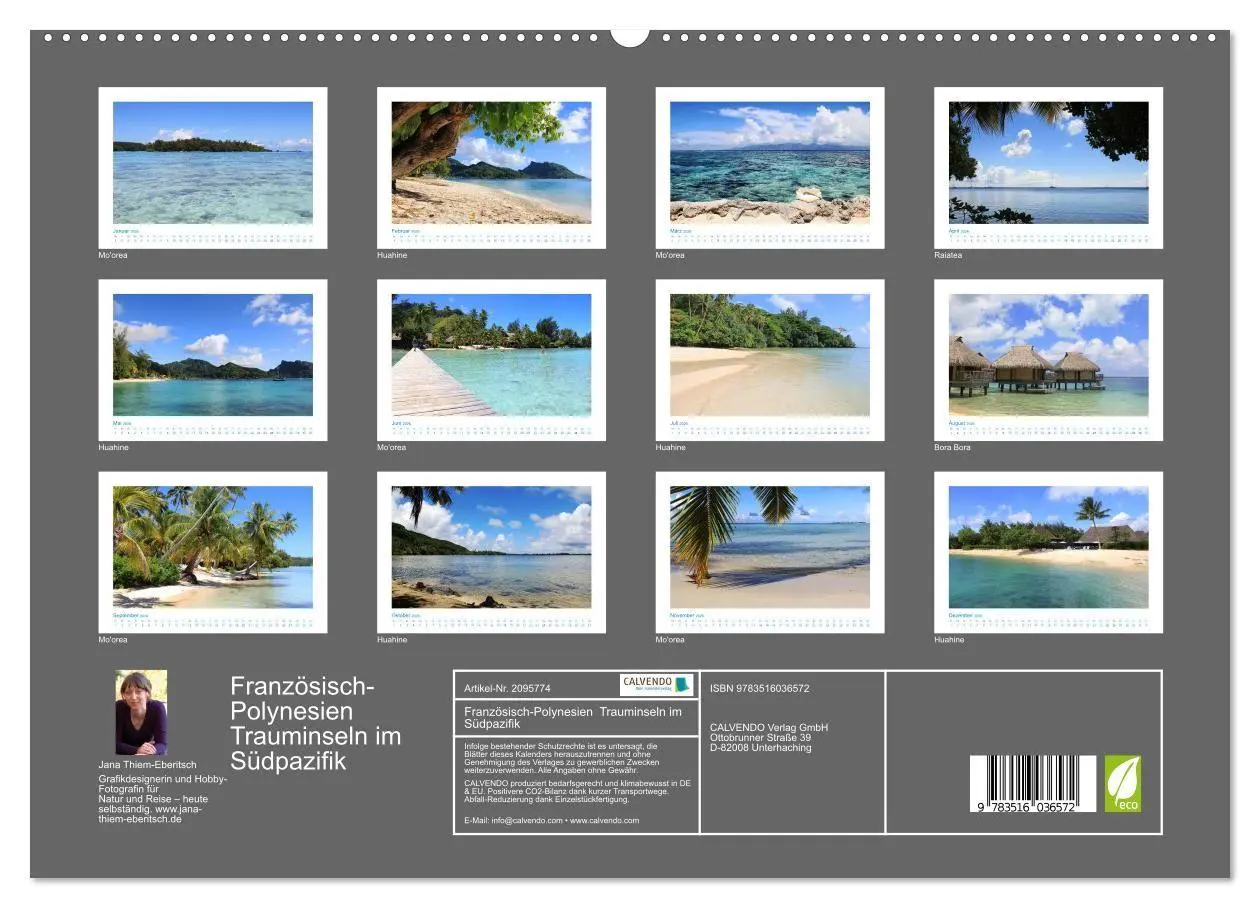 Bild: 9783516036572 | Französisch-Polynesien Trauminseln im Südpazifik (hochwertiger...