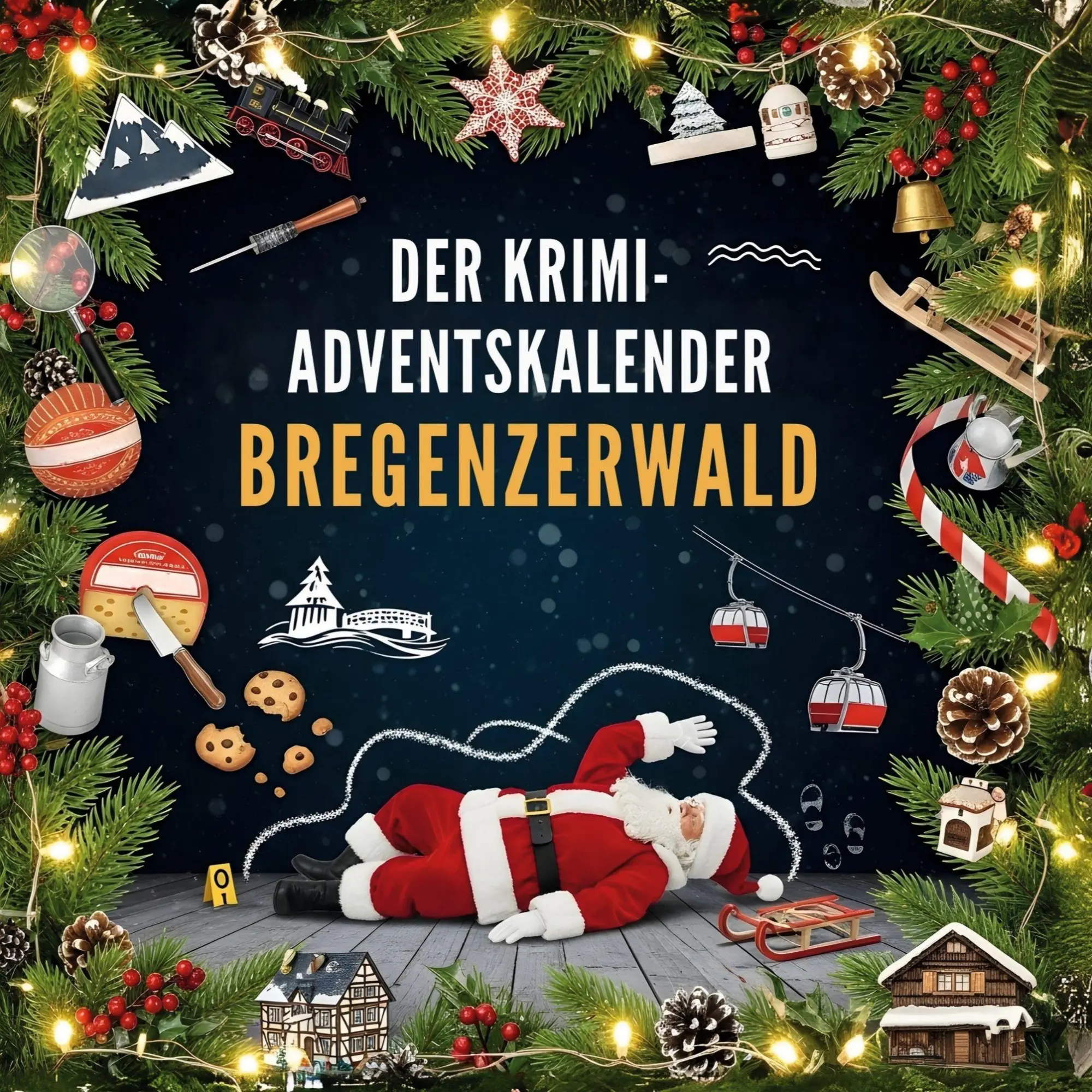Cover: 9783695306572 | Der Krimi-Adventskalender Bregenzerwald | Mordsverdächtig in 24 Akten