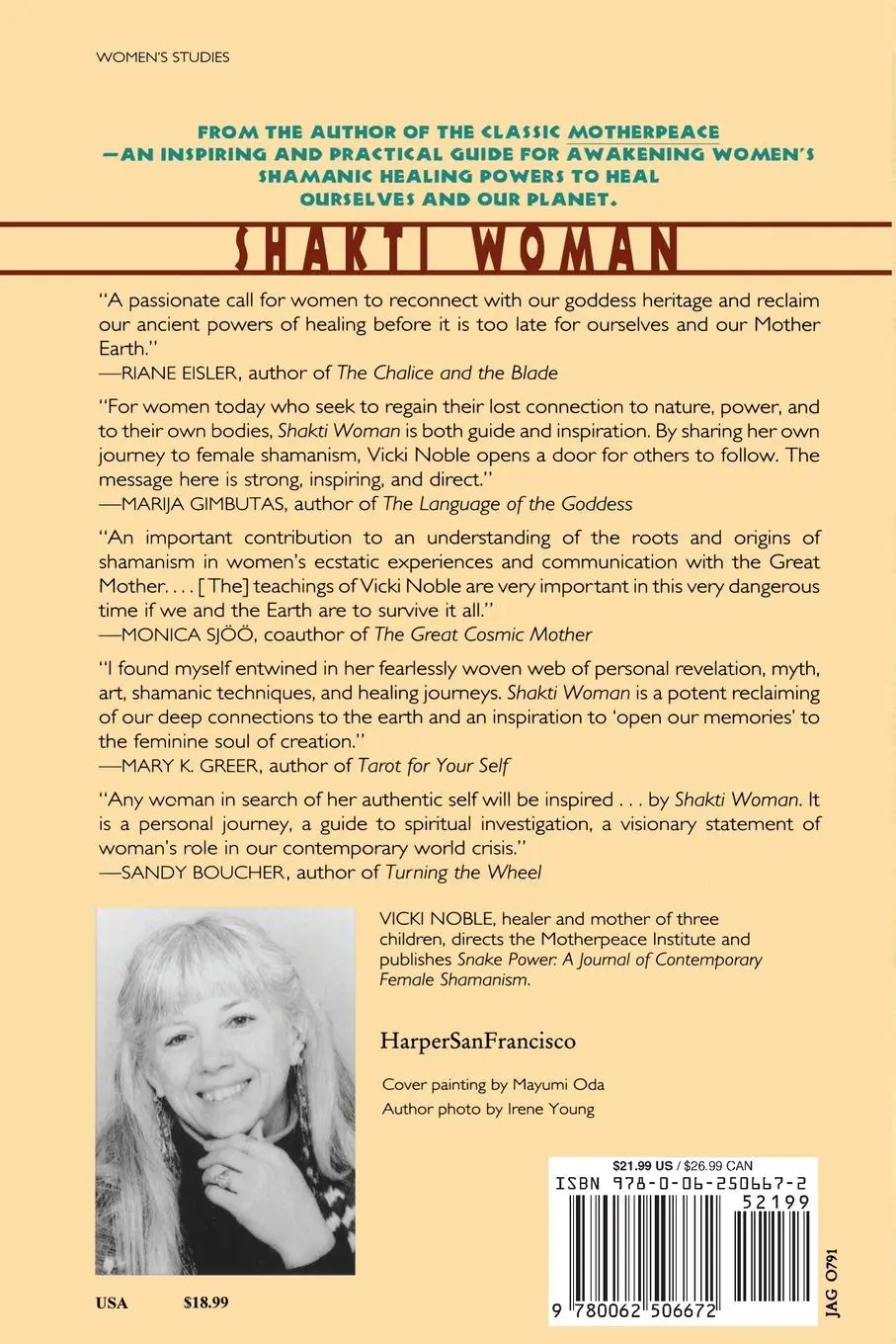 Rückseite: 9780062506672 | Shakti Woman | Feeling Our Fire, Healing Our World | Vicki Noble