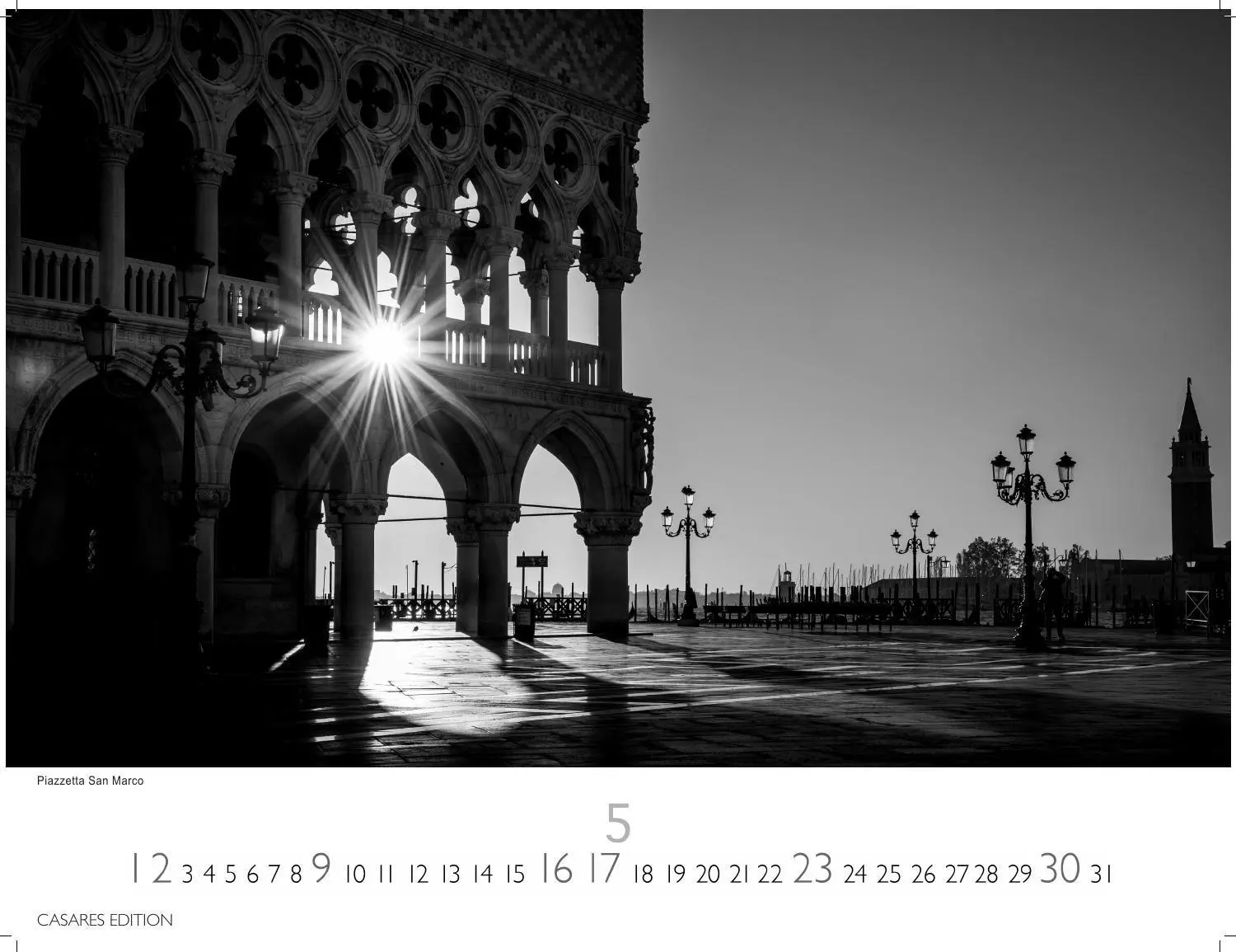 Bild: 9781835246672 | Venedig Kalender 2027 schwarz weiss - Wandkalender Fotokalender...