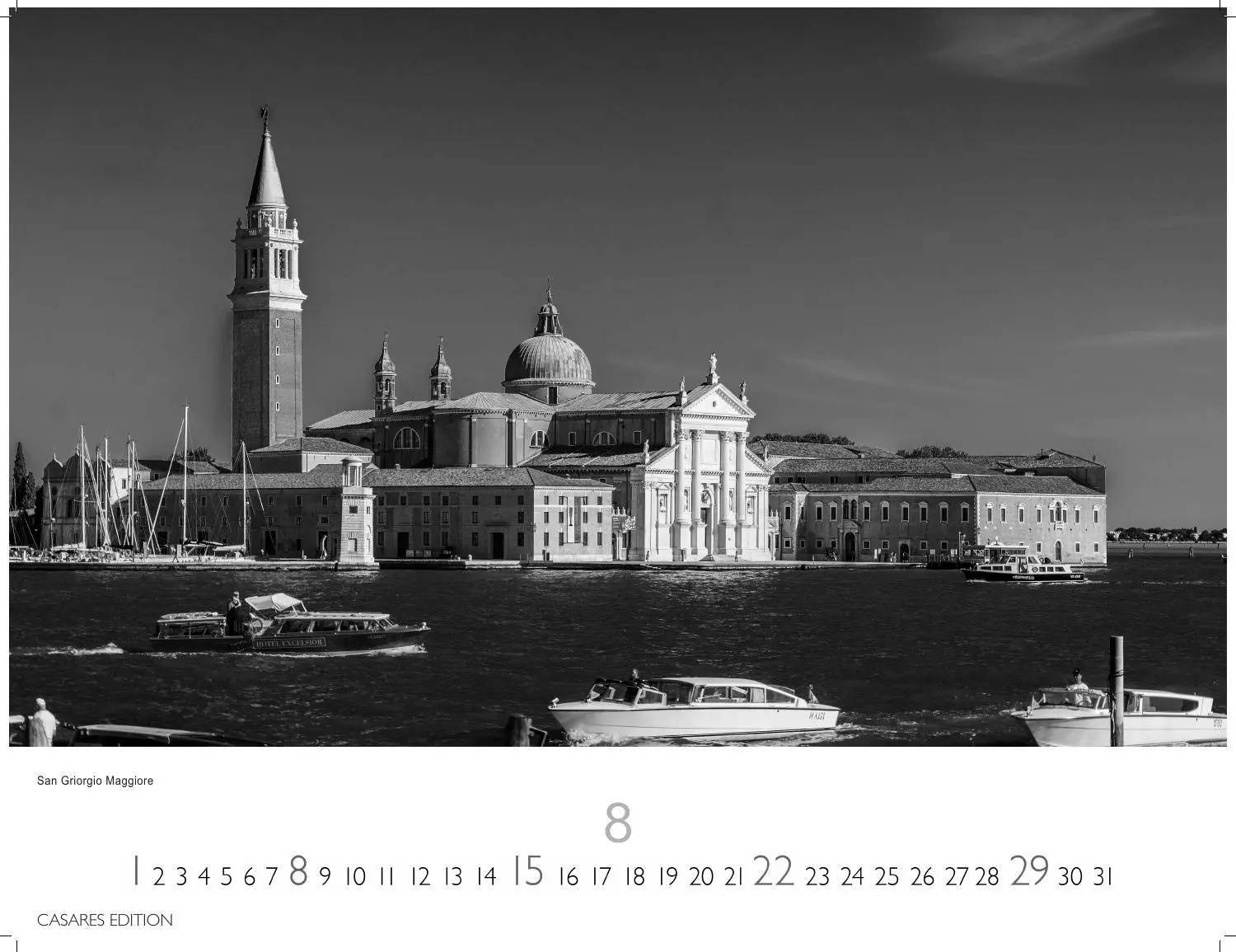 Bild: 9781835246672 | Venedig Kalender 2027 schwarz weiss - Wandkalender Fotokalender...