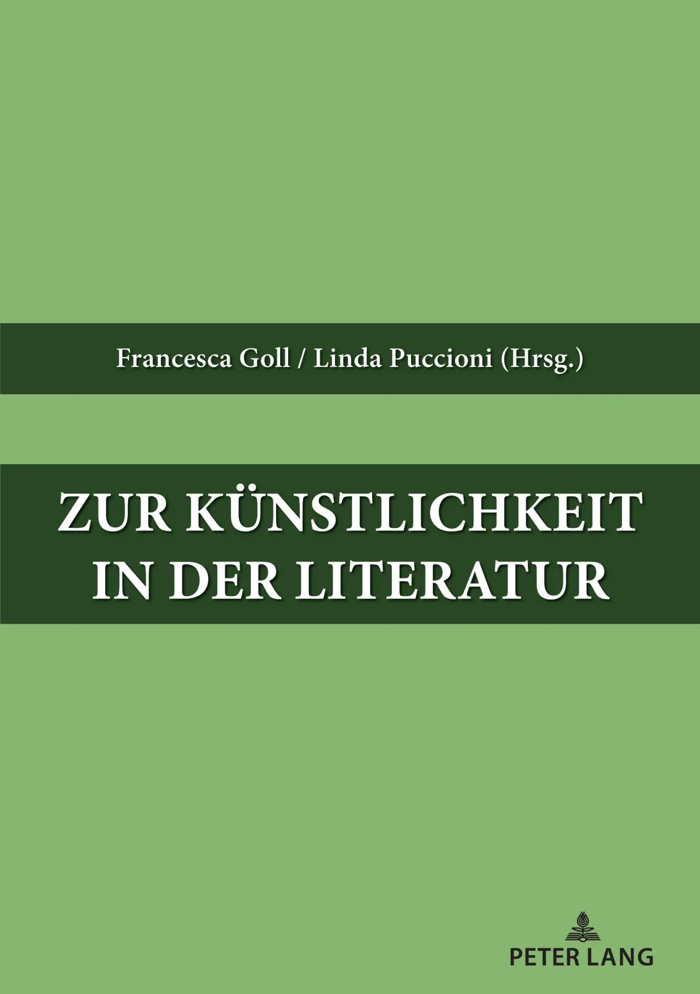 Cover: 9782875746672 | Zur Künstlichkeit in der Literatur | Linda Puccioni (u. a.) | Buch