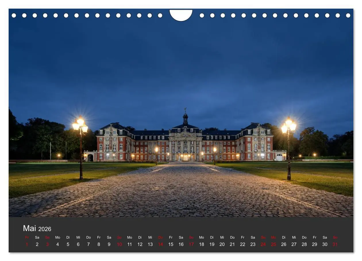 Bild: 9783457936672 | Münster mit Licht (Wandkalender 2026 DIN A4 quer), CALVENDO...