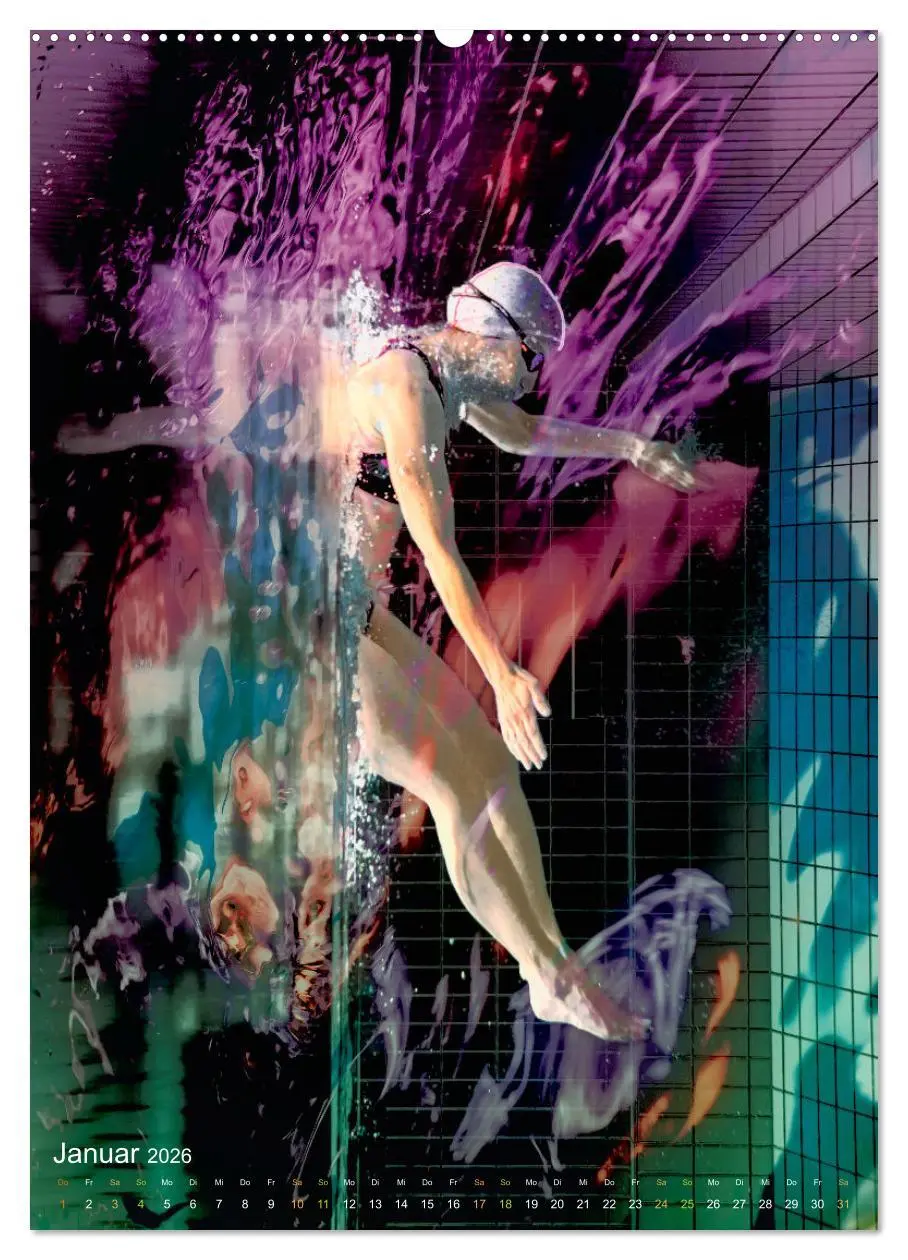 Bild: 9783516336672 | SWIMPOPLOVE (Wandkalender 2026 DIN A2 hoch), CALVENDO Monatskalender