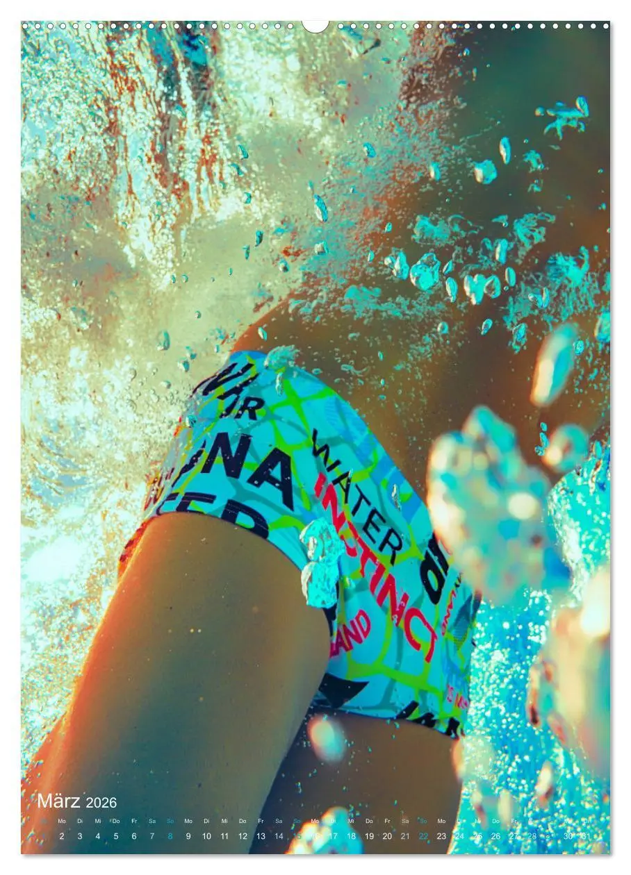 Bild: 9783516336672 | SWIMPOPLOVE (Wandkalender 2026 DIN A2 hoch), CALVENDO Monatskalender