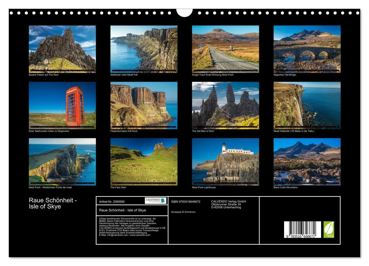 Bild: 9783516646672 | Raue Schönheit - Isle of Skye (Wandkalender 2026 DIN A3 quer),...
