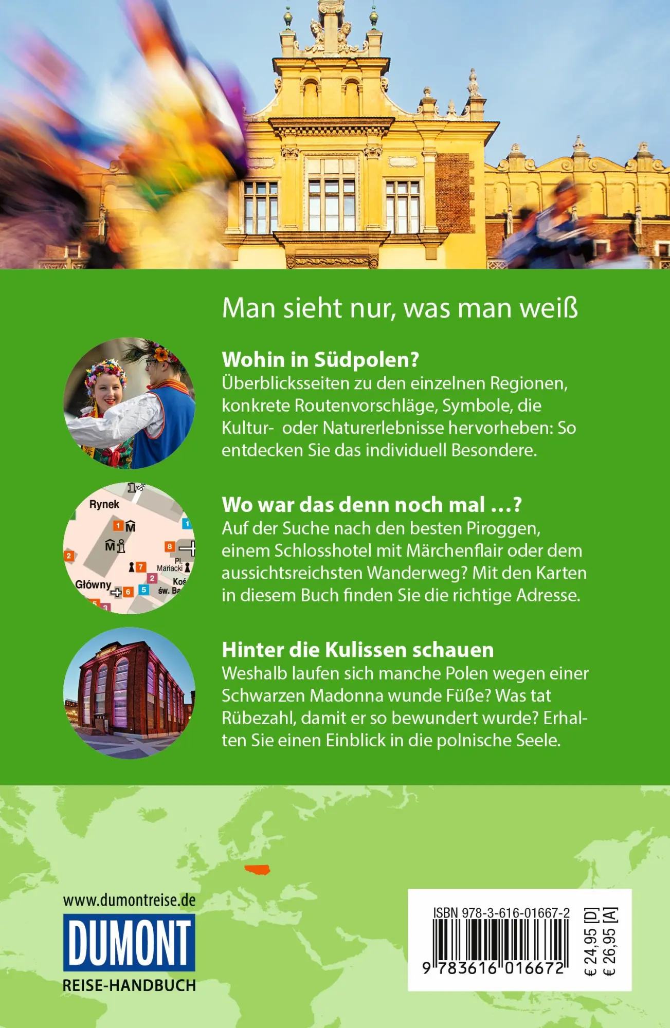 Rückseite: 9783616016672 | DUMONT Reise-Handbuch Reiseführer Polen, Der Süden | Dieter Schulze