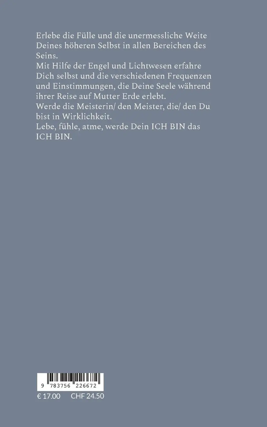 Rückseite: 9783756226672 | ICH BIN das ICH BIN | Erlebe die Einheit mit Deinem höheren Selbst