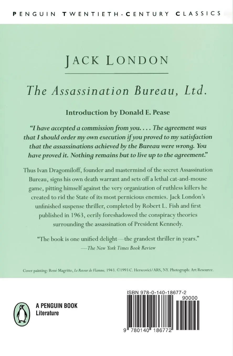 Rückseite: 9780140186772 | The Assassination Bureau, Ltd. | Jack London (u. a.) | Taschenbuch
