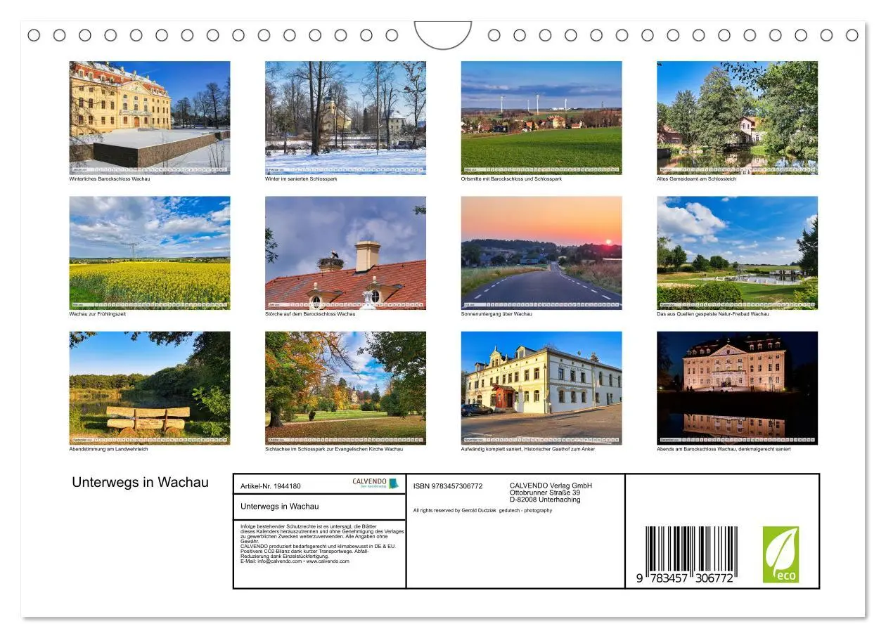 Bild: 9783457306772 | Unterwegs in Wachau (Wandkalender 2026 DIN A4 quer), CALVENDO...