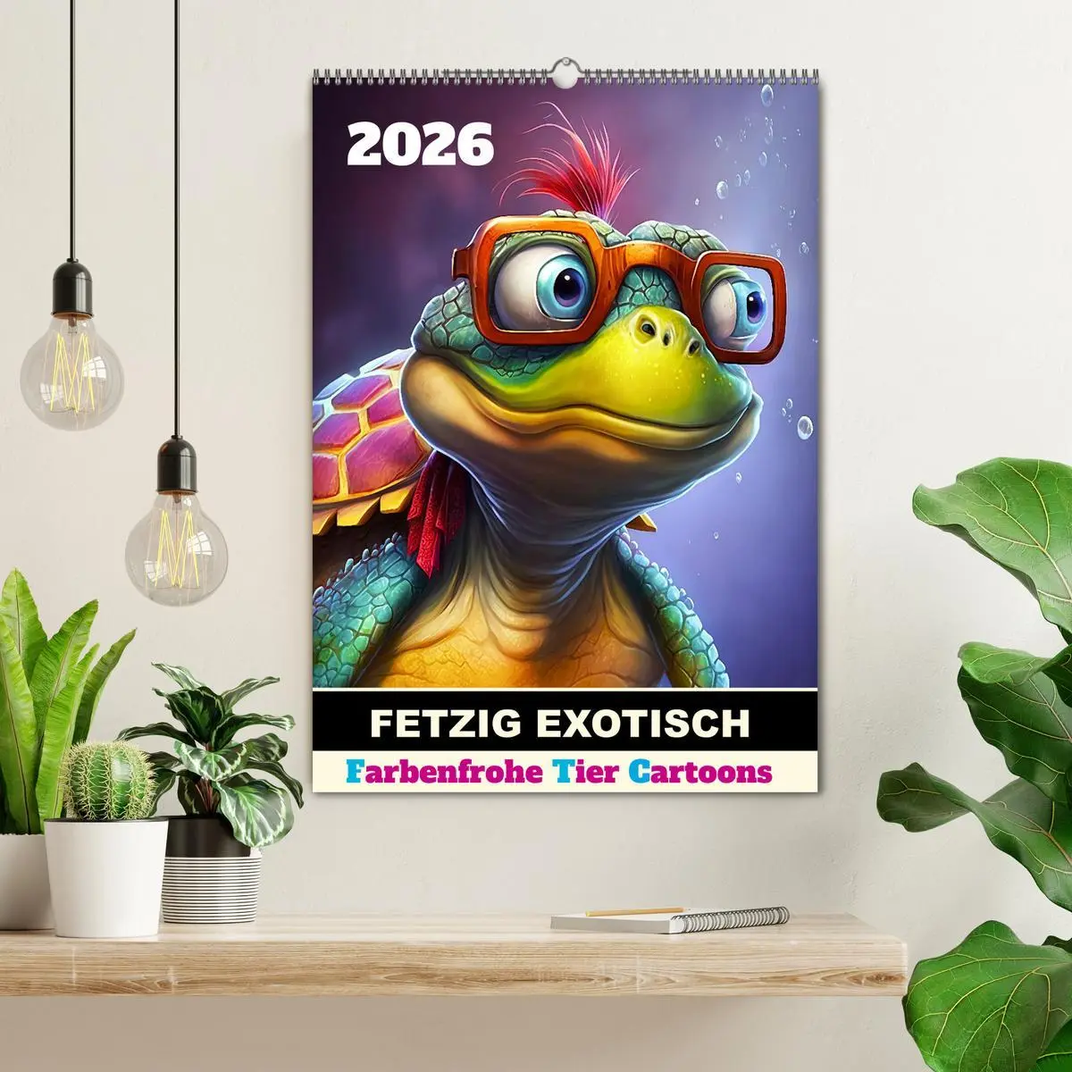 Bild: 9783516326772 | FETZIG EXOTISCH (Wandkalender 2026 DIN A2 hoch), CALVENDO...