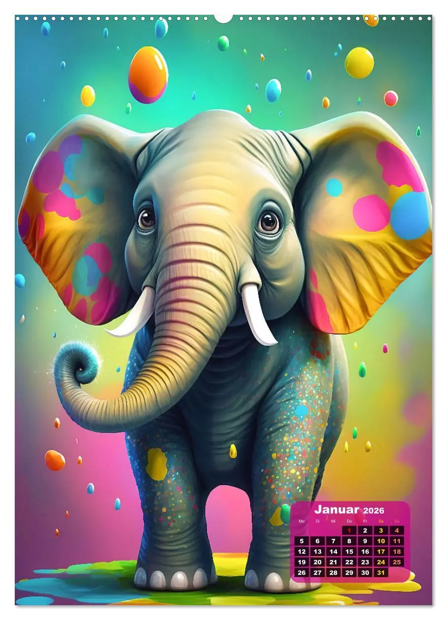 Bild: 9783516326772 | FETZIG EXOTISCH (Wandkalender 2026 DIN A2 hoch), CALVENDO...