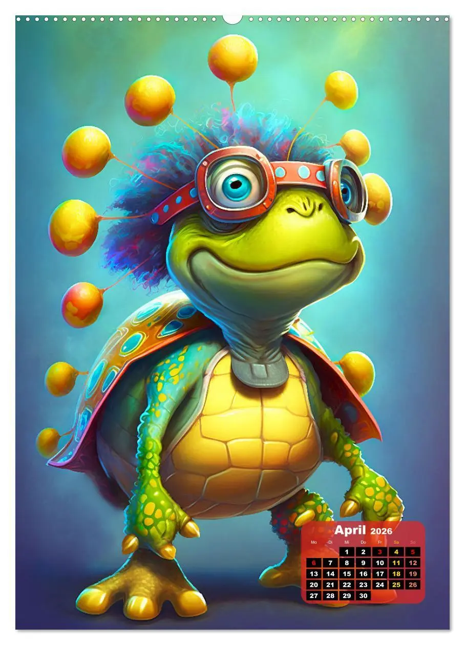 Bild: 9783516326772 | FETZIG EXOTISCH (Wandkalender 2026 DIN A2 hoch), CALVENDO...