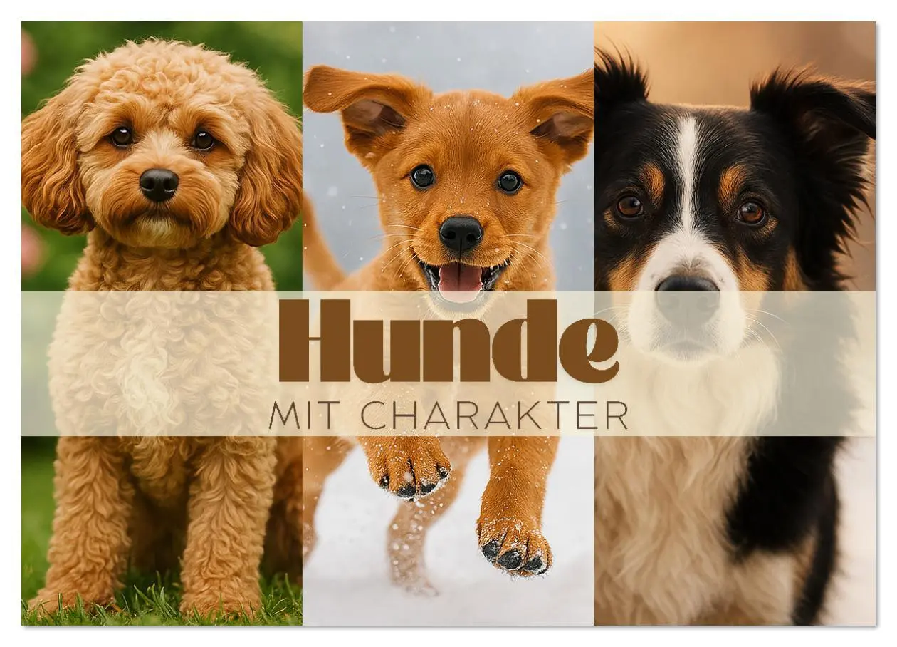 Cover: 9783516636772 | Hunde mit Charakter (Wandkalender 2026 DIN A3 quer), CALVENDO...
