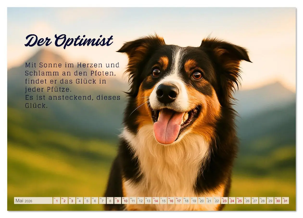 Bild: 9783516636772 | Hunde mit Charakter (Wandkalender 2026 DIN A3 quer), CALVENDO...