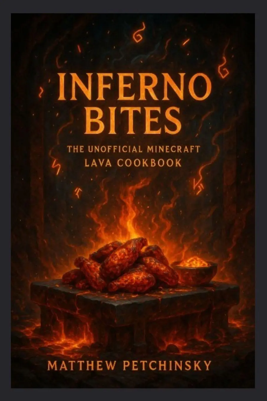 Cover: 9798349296772 | Inferno Bites | The UnOfficial Minecraft Lava Cookbook | Petchinsky