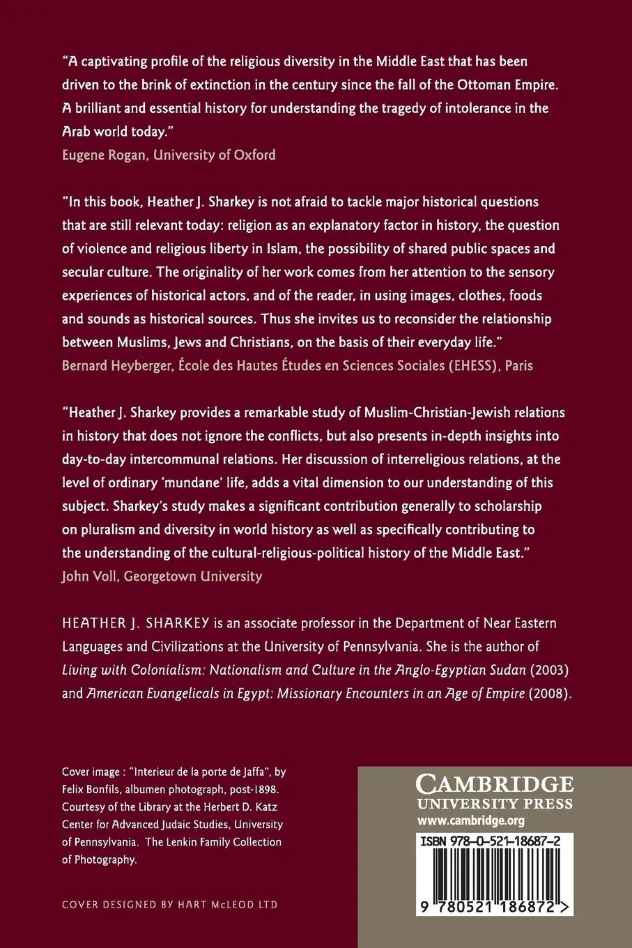 Rückseite: 9780521186872 | A History of Muslims, Christians, and Jews in the Middle East | Buch