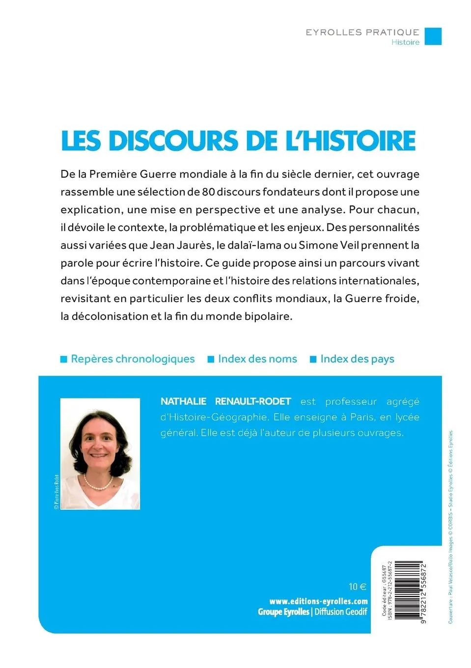 Rückseite: 9782212556872 | Les discours de l'histoire: 80 textes expliqués | Renault-Rodet | Buch