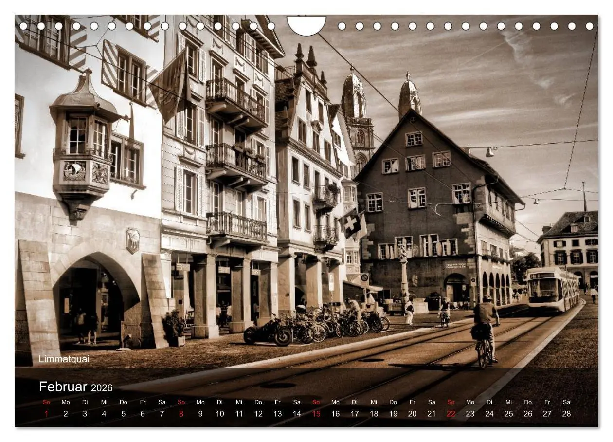 Bild: 9783516176872 | Gutes altes Zürich (Wandkalender 2026 DIN A4 quer), CALVENDO...