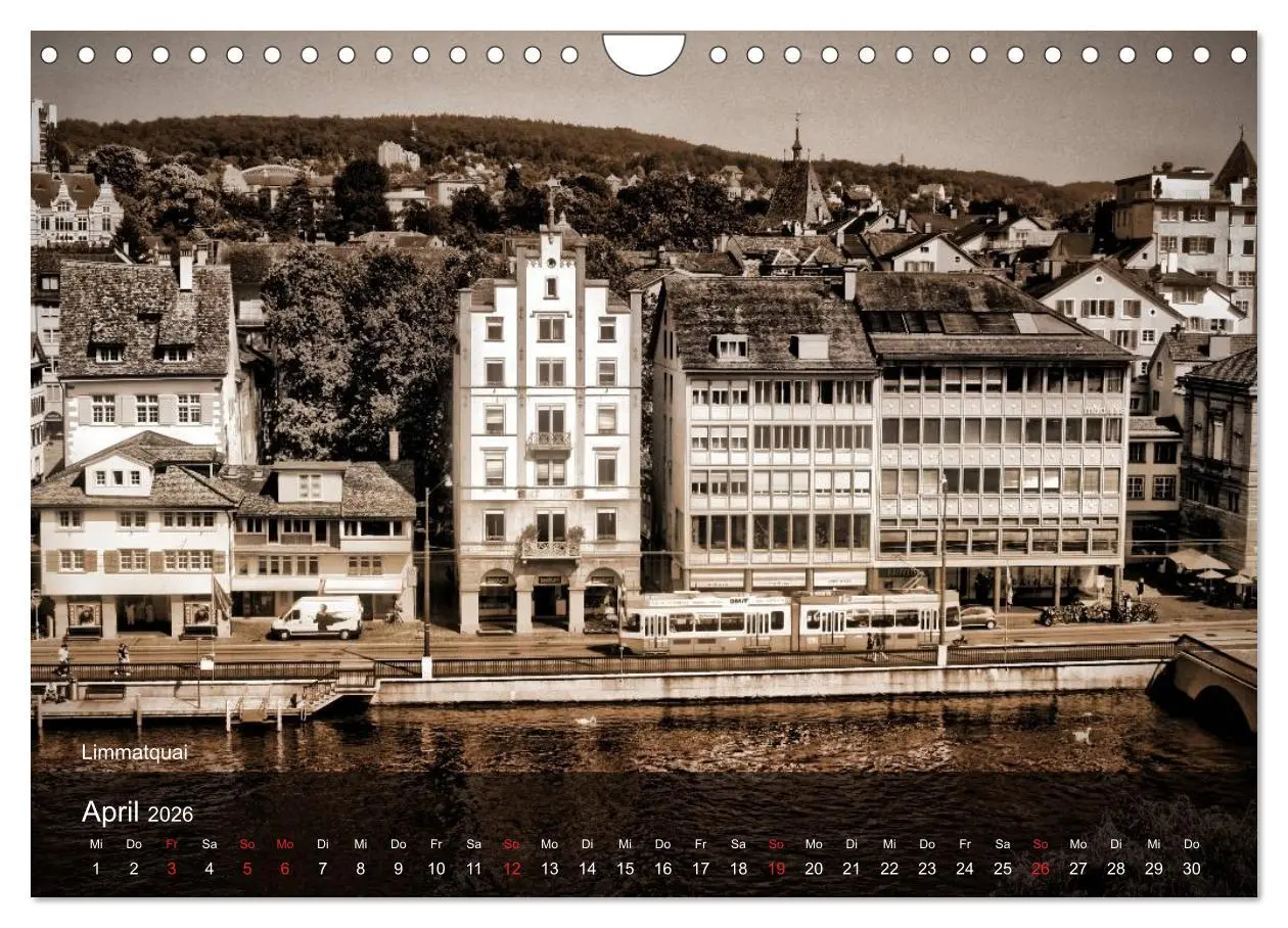 Bild: 9783516176872 | Gutes altes Zürich (Wandkalender 2026 DIN A4 quer), CALVENDO...