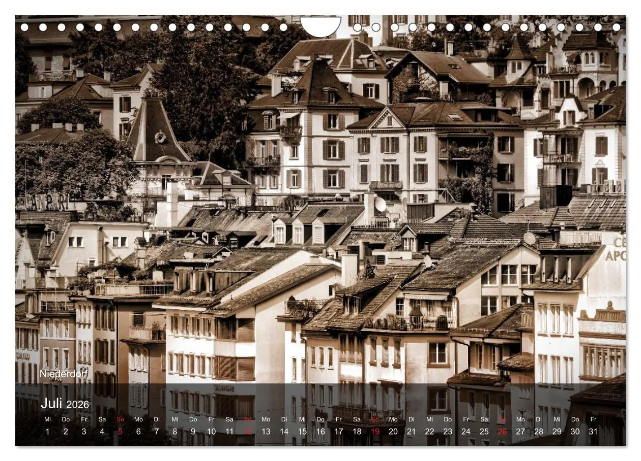 Bild: 9783516176872 | Gutes altes Zürich (Wandkalender 2026 DIN A4 quer), CALVENDO...