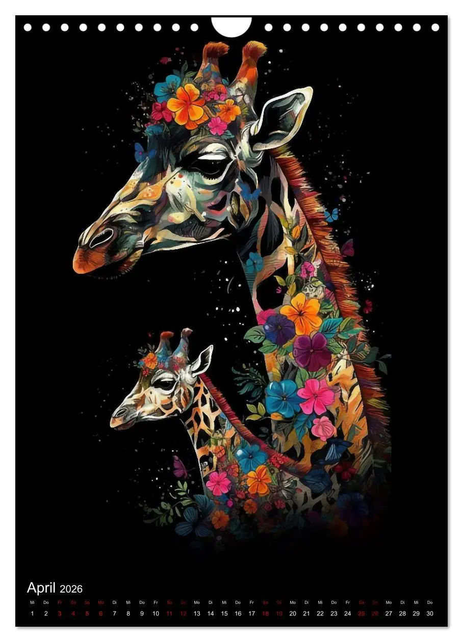 Bild: 9783516316872 | Afrikanische Tierfamilien (Wandkalender 2026 DIN A4 hoch), CALVENDO...