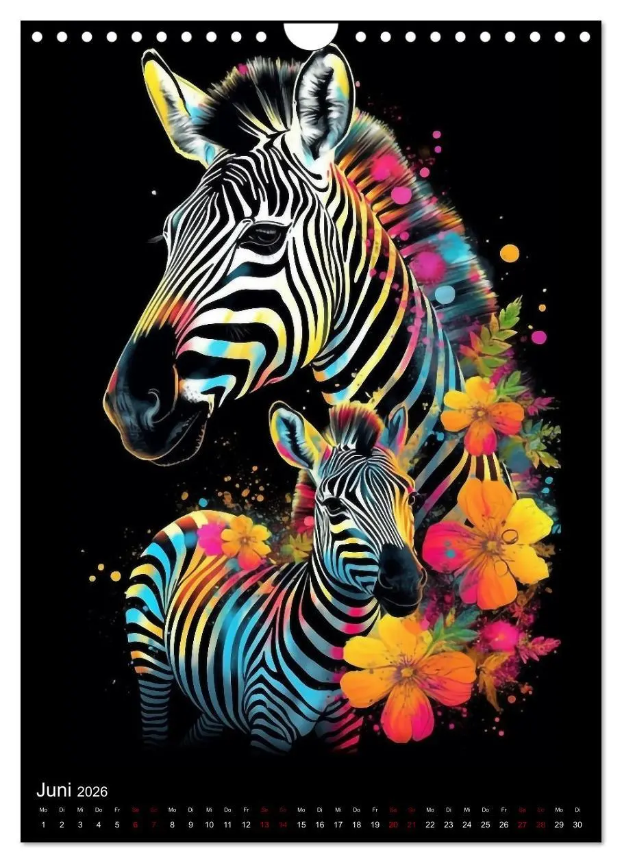 Bild: 9783516316872 | Afrikanische Tierfamilien (Wandkalender 2026 DIN A4 hoch), CALVENDO...